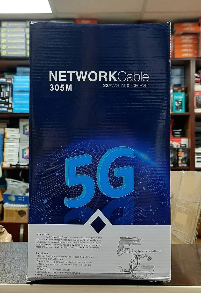 کابل شبکه 305 متری از نوع Cat6 UTP cca — تصویر ۶