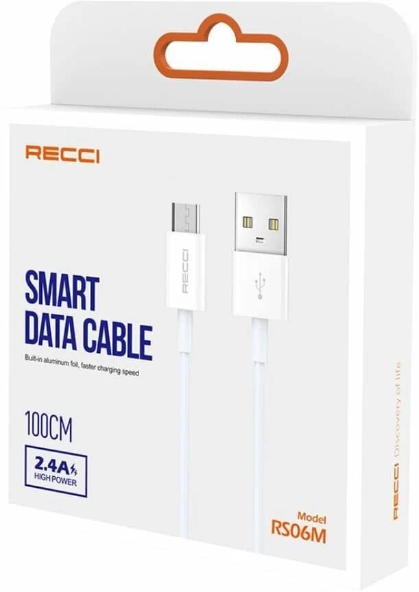 کابل شارژ میکرو مدل RECCI RS06M