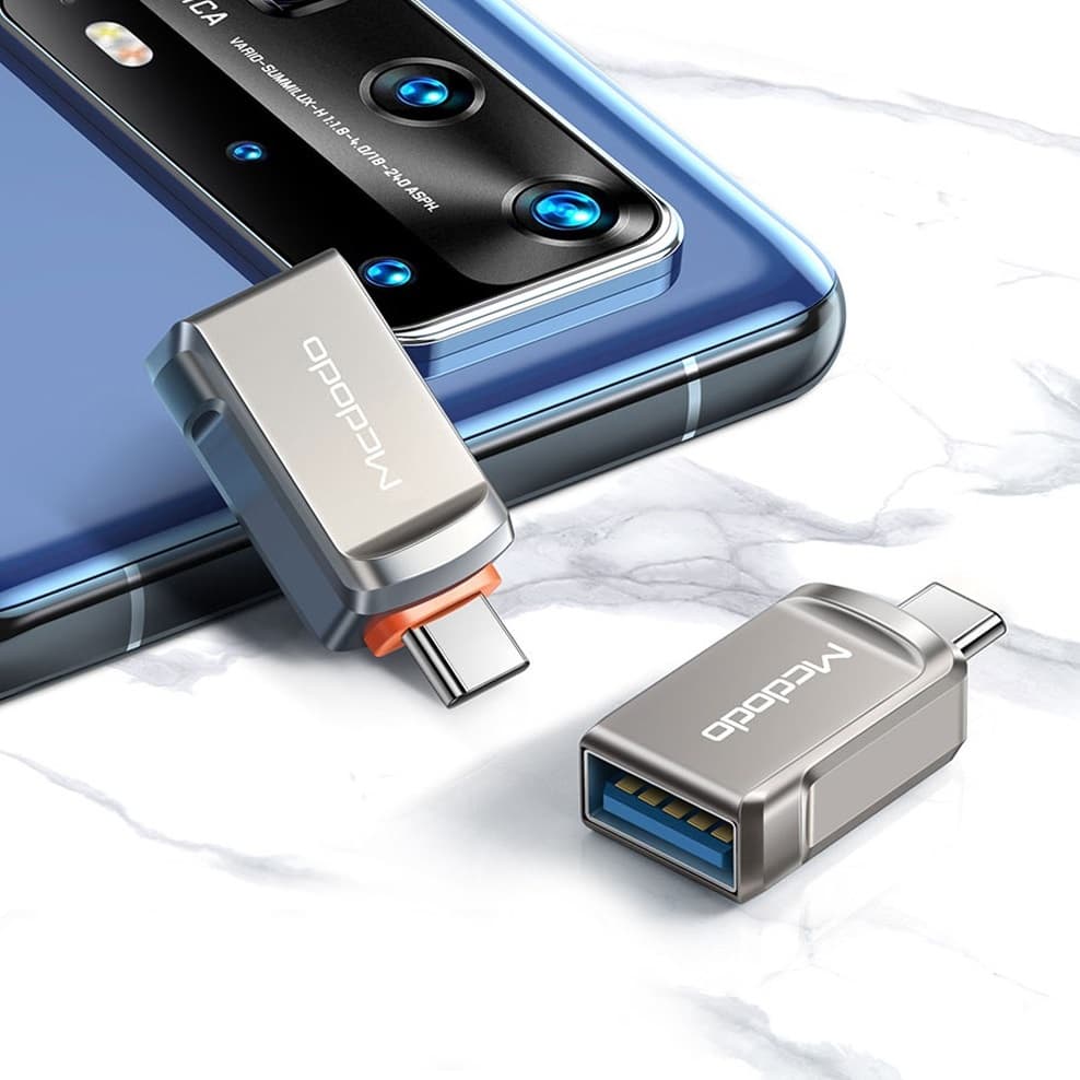 مبدل OTG تبدیل USB به TYPE-C مک دودو مدل Mcdodo OT-873 — تصویر ۳