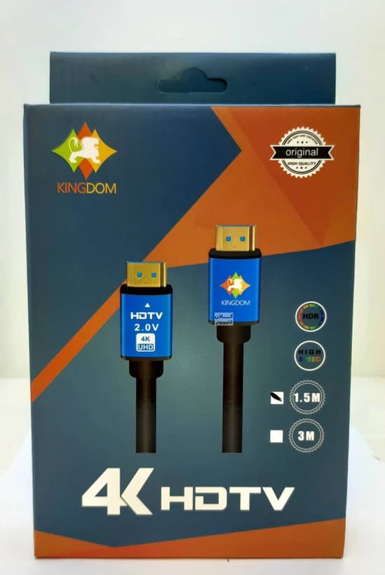 کابل HDMI کینگ دام 4K × 2K-یک و نیم متری
