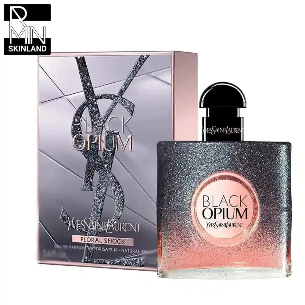 عطر ادکلن ایو سن لورن بلک اوپیوم فلورال شوک حجم 90ml — تصویر ۲
