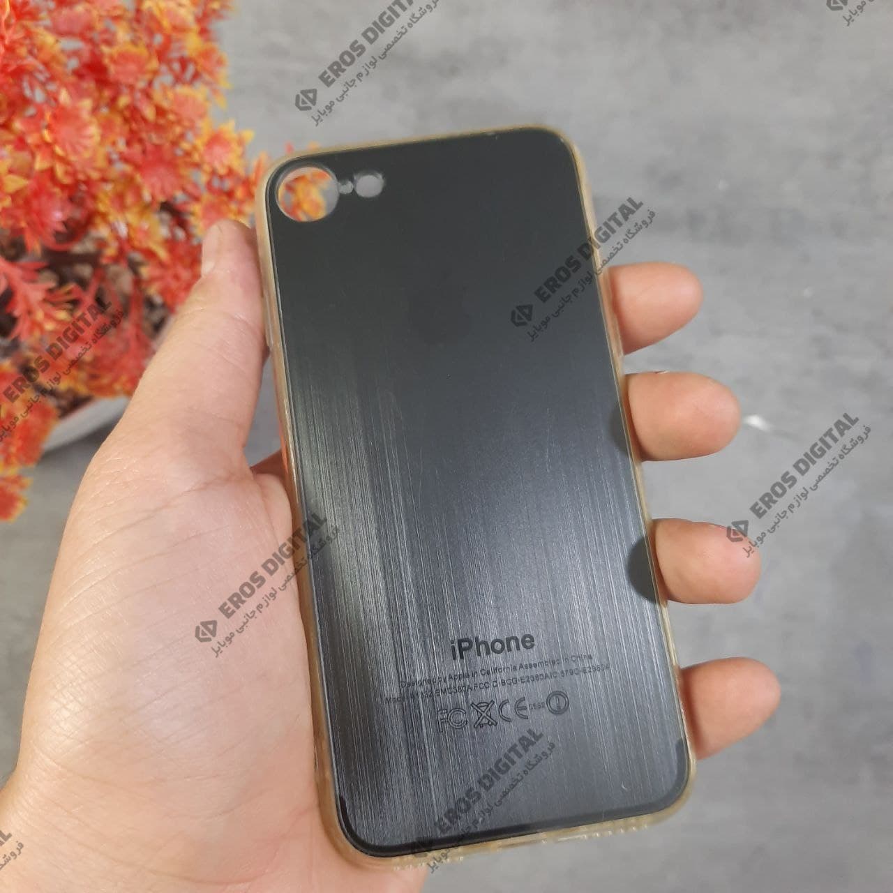 قاب گوشی iPhone 7 / 8 دور شفاف پشت طلقی — تصویر ۳