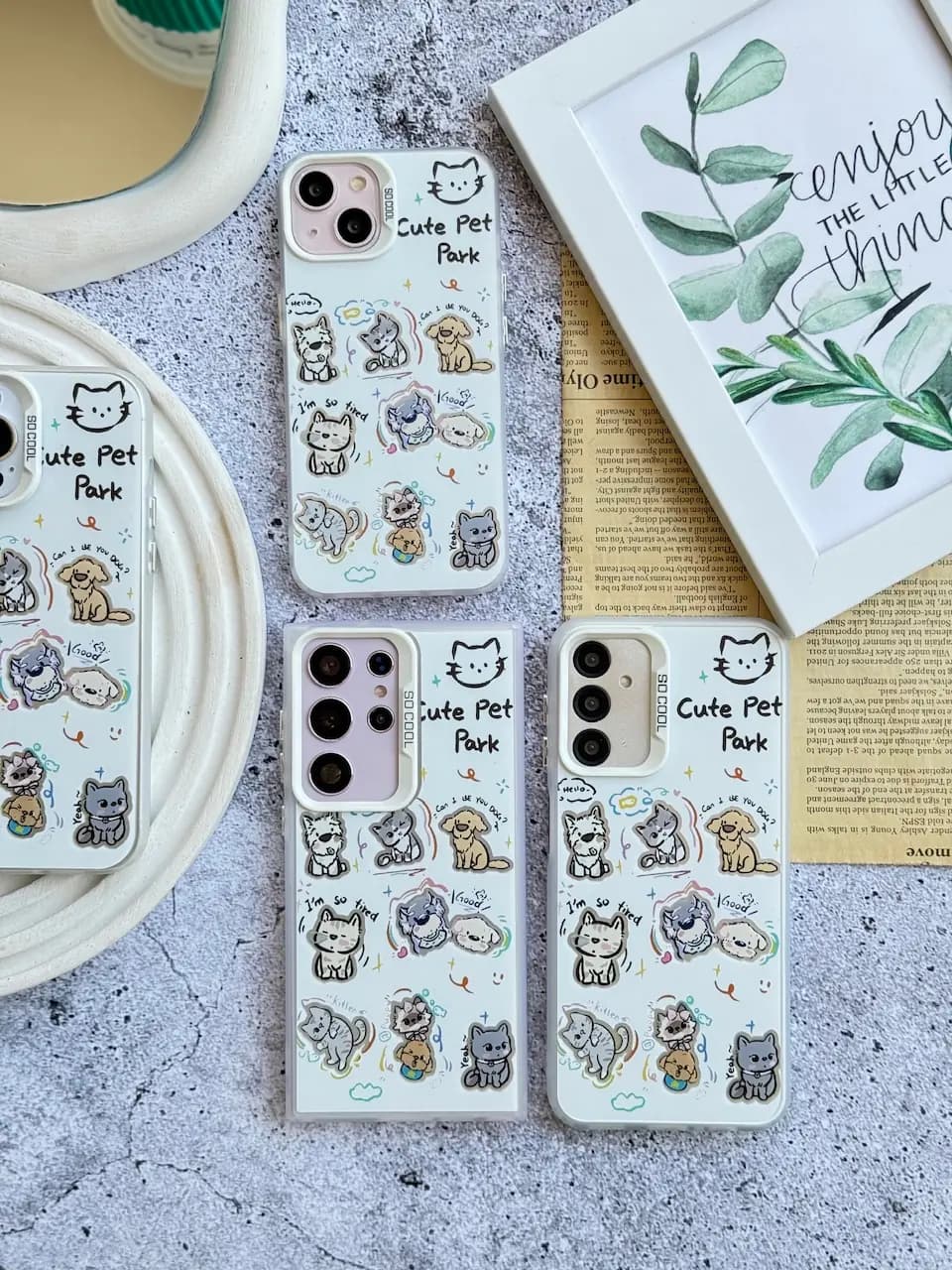 قاب Cute Pet Park آیفون ، سامسونگ ، شیائومی (کدC1772) — تصویر ۵