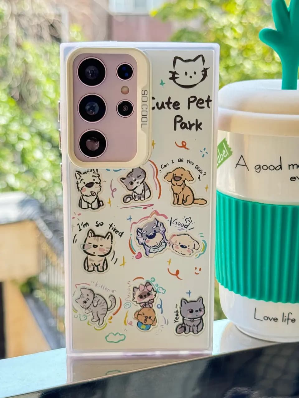 قاب Cute Pet Park آیفون ، سامسونگ ، شیائومی (کدC1772) — تصویر ۴