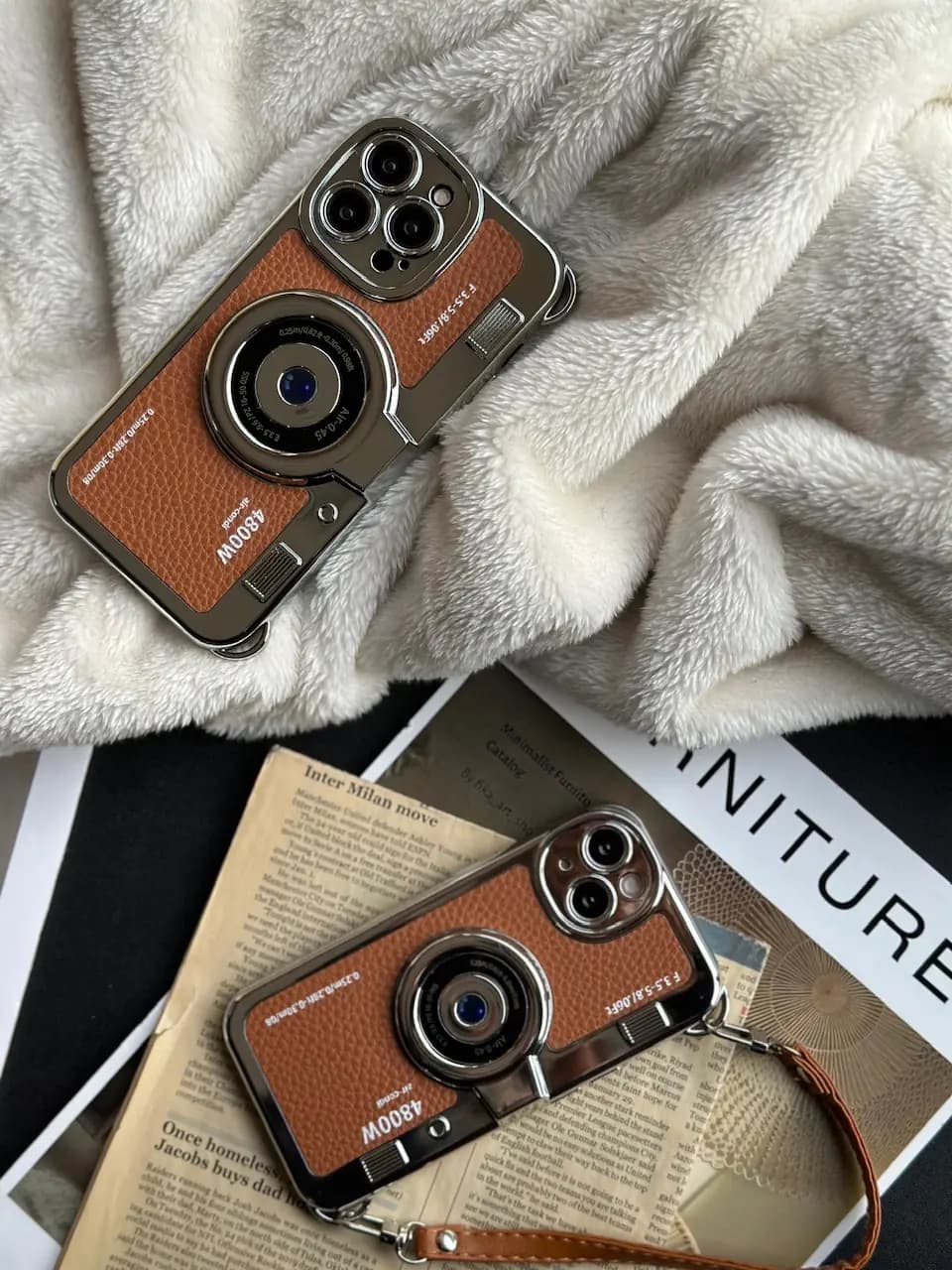 قاب Brown Retro Camera (کدC1539) — تصویر ۳