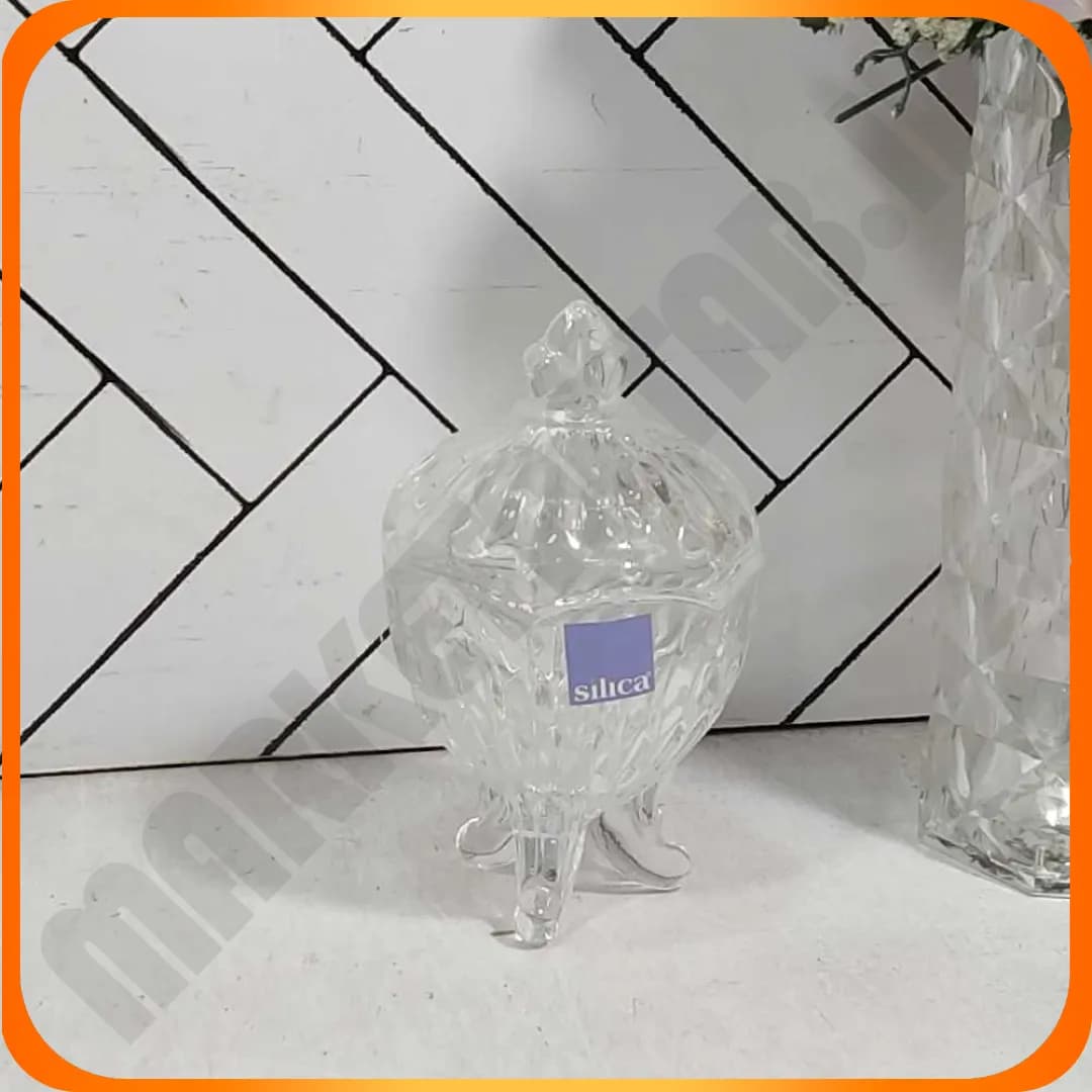 قندان الیزه 3 پایه سیلیکا چین