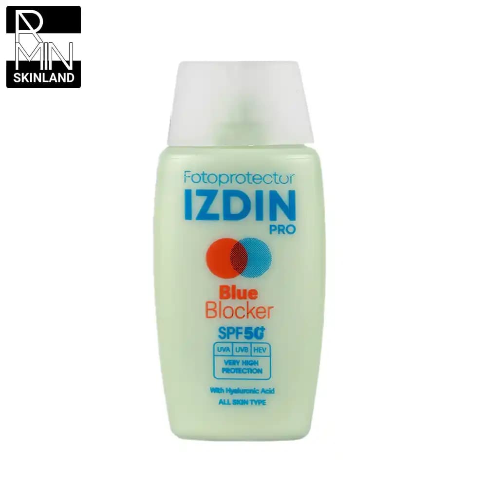 ضد آفتاب روشن کننده ایزدین پرو مدل Blue blocker حجم 50ml