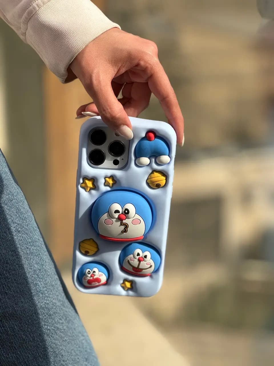 قاب Doraemon Cat سیلیکونی (کدC1649) — تصویر ۴