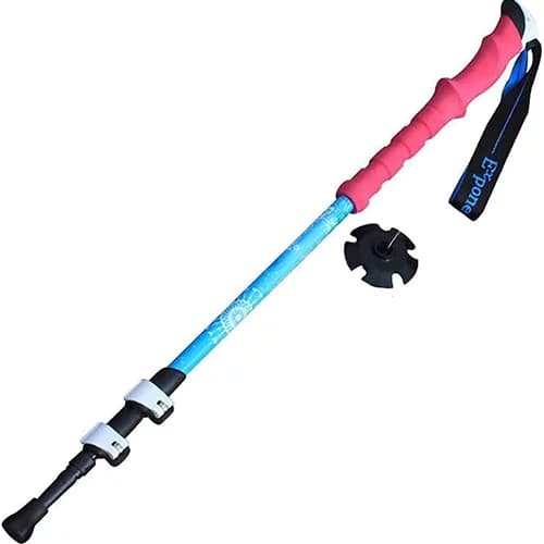 عصای کوهنوردی کلیپس فلزی دسته اسفنجی اکسپوننت Exponent 7075 — تصویر ۷