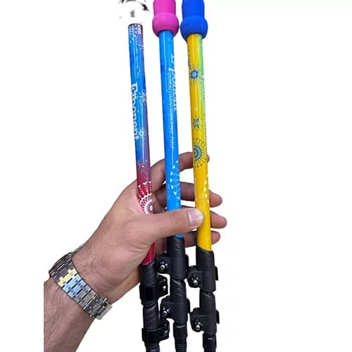 عصای کوهنوردی کلیپس فلزی دسته اسفنجی اکسپوننت Exponent 7075 — تصویر ۵