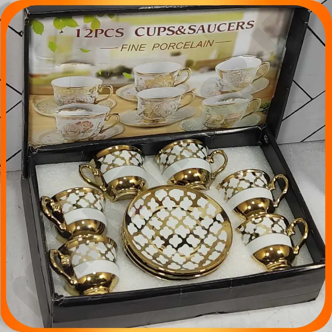 ست قهوه خوری طرح دار سرامیکی 10-825 بلینا