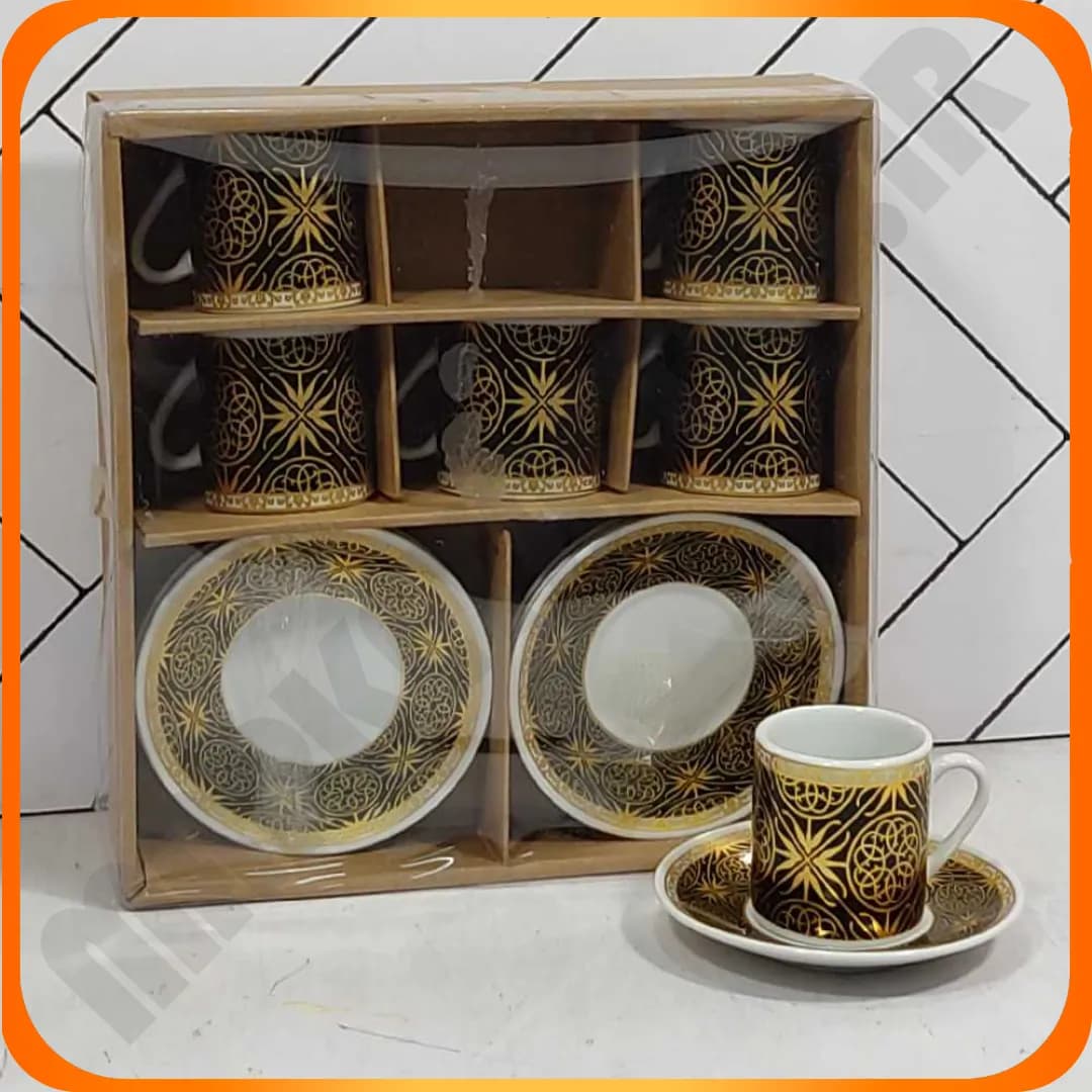 ست قهوه خوری طرح خورشیدی سرامیکی 32-825 بلینا