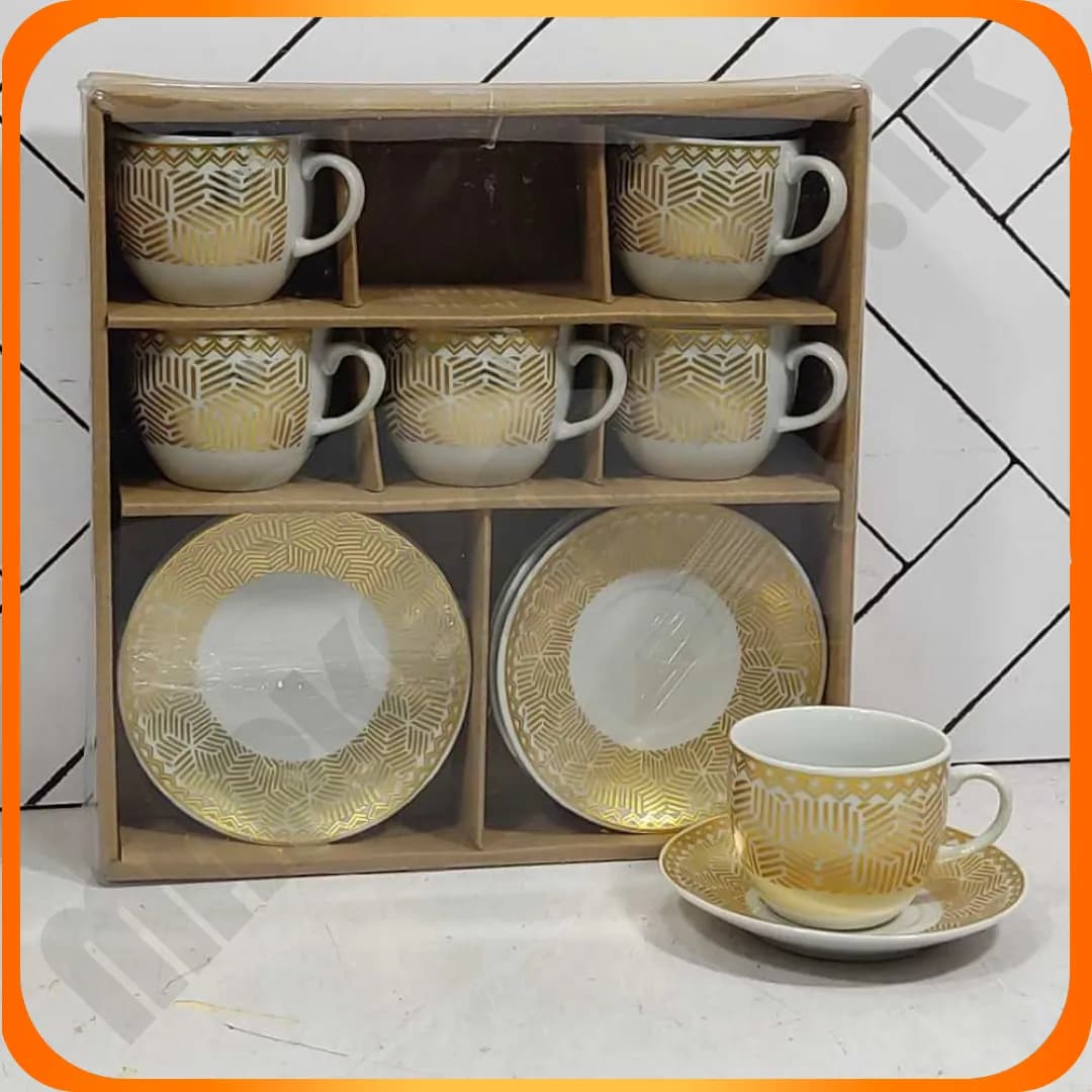 ست قهوه خوری طرح مدرن سرامیکی 29-825 بلینا