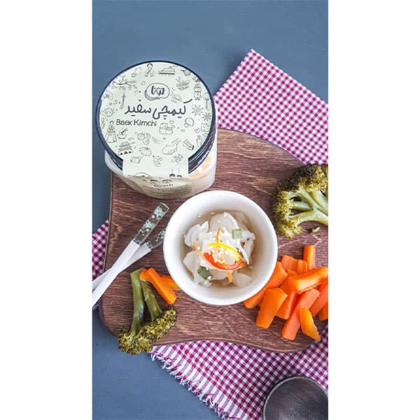کیمچی سفید 230 گرم نونا
