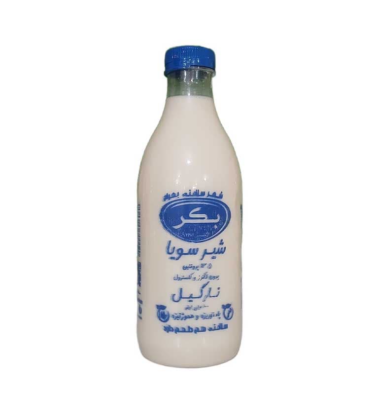 شیر سویا نارگیل 1 لیتری بکر