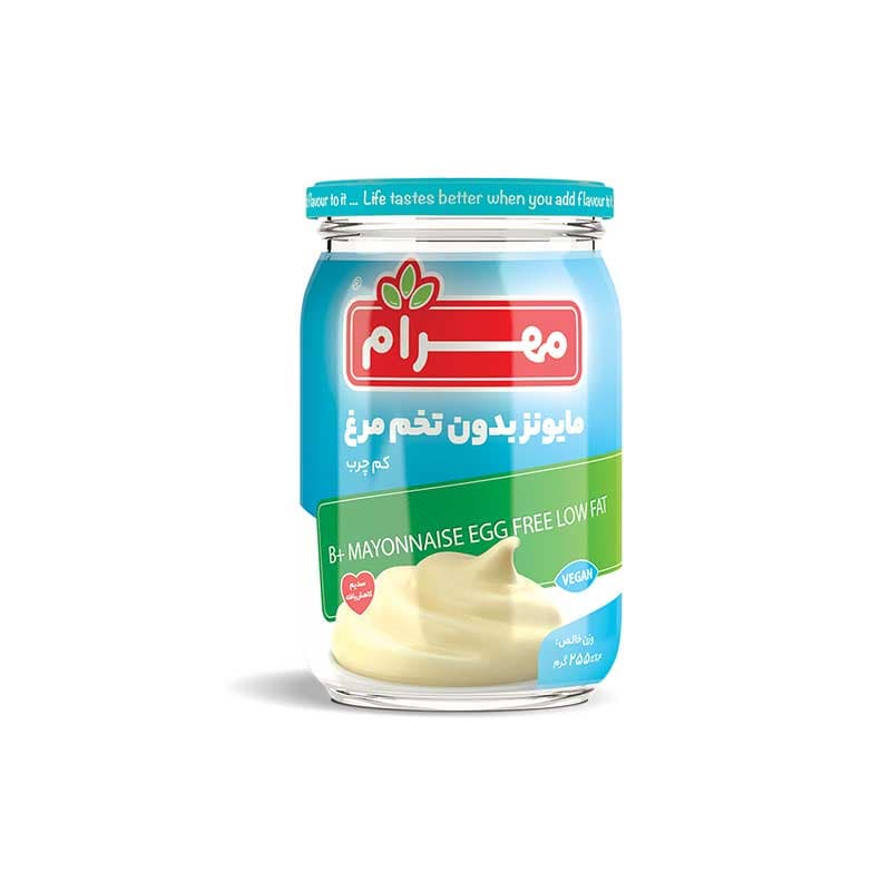 سس مایونز بدون تخم مرغ مهرام