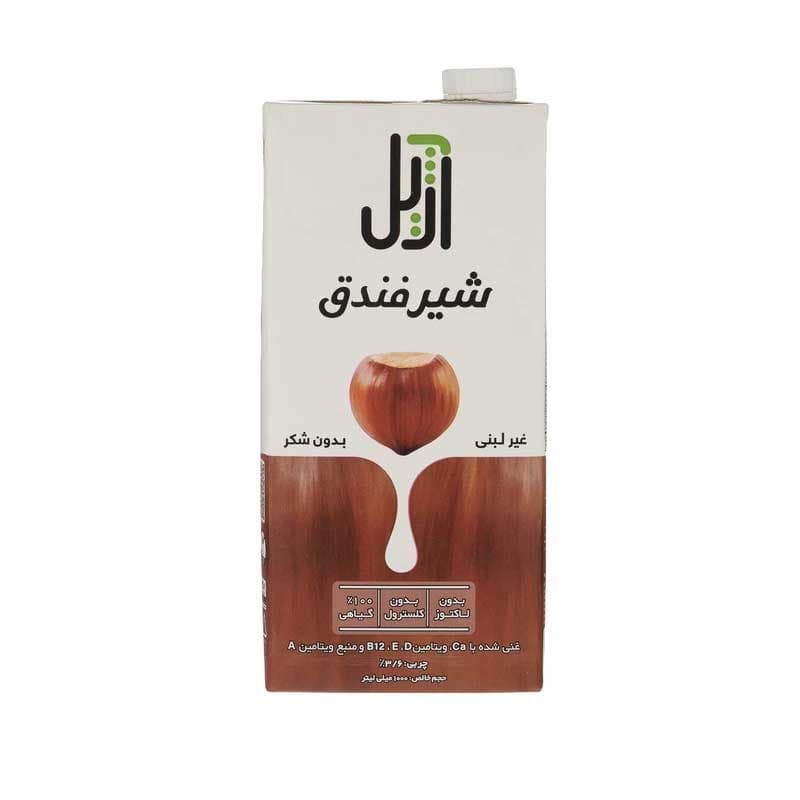 شیر فندق یک لیتری آژیل