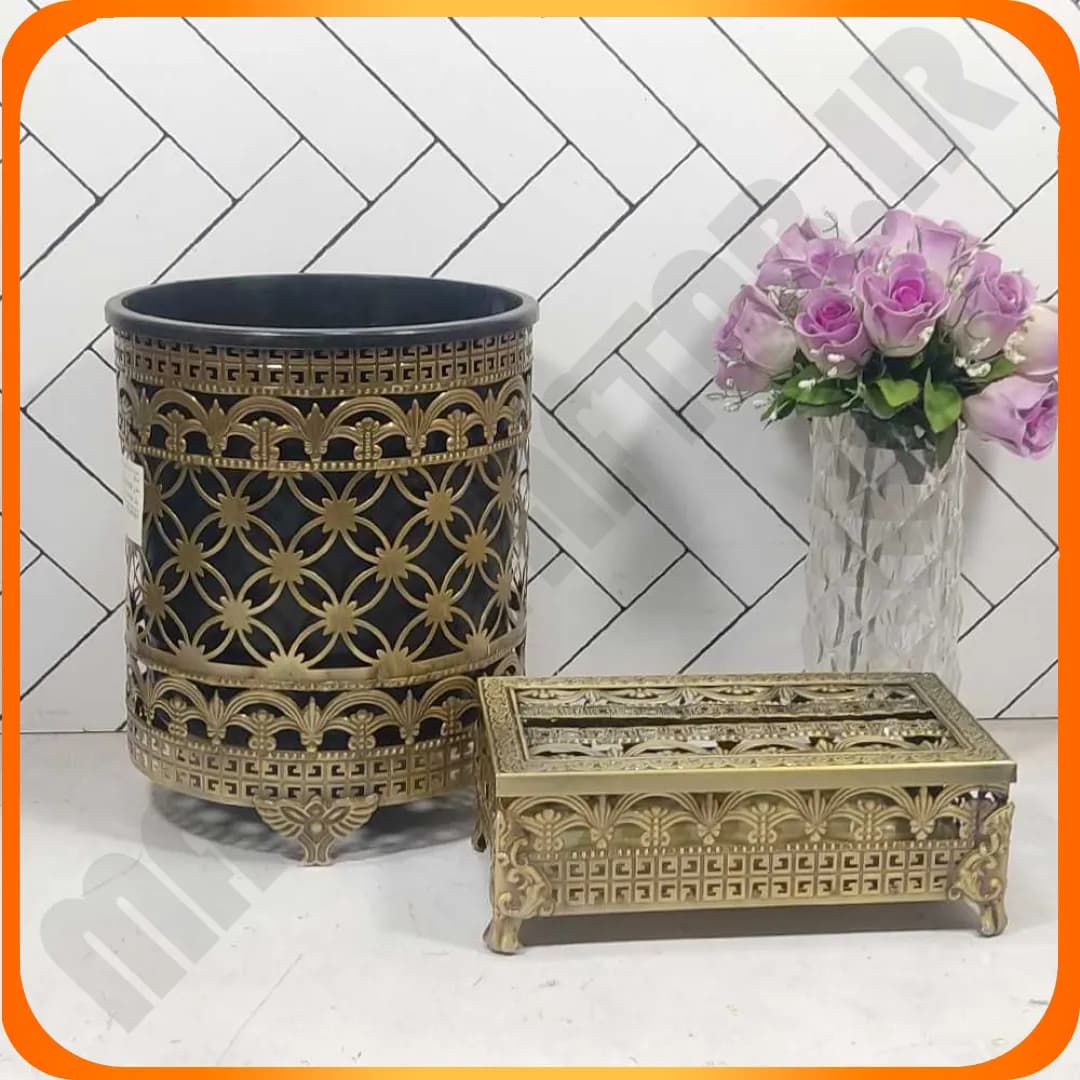 سطل و دستمال پانچ پرده ای آنتیک زومبا — تصویر ۲