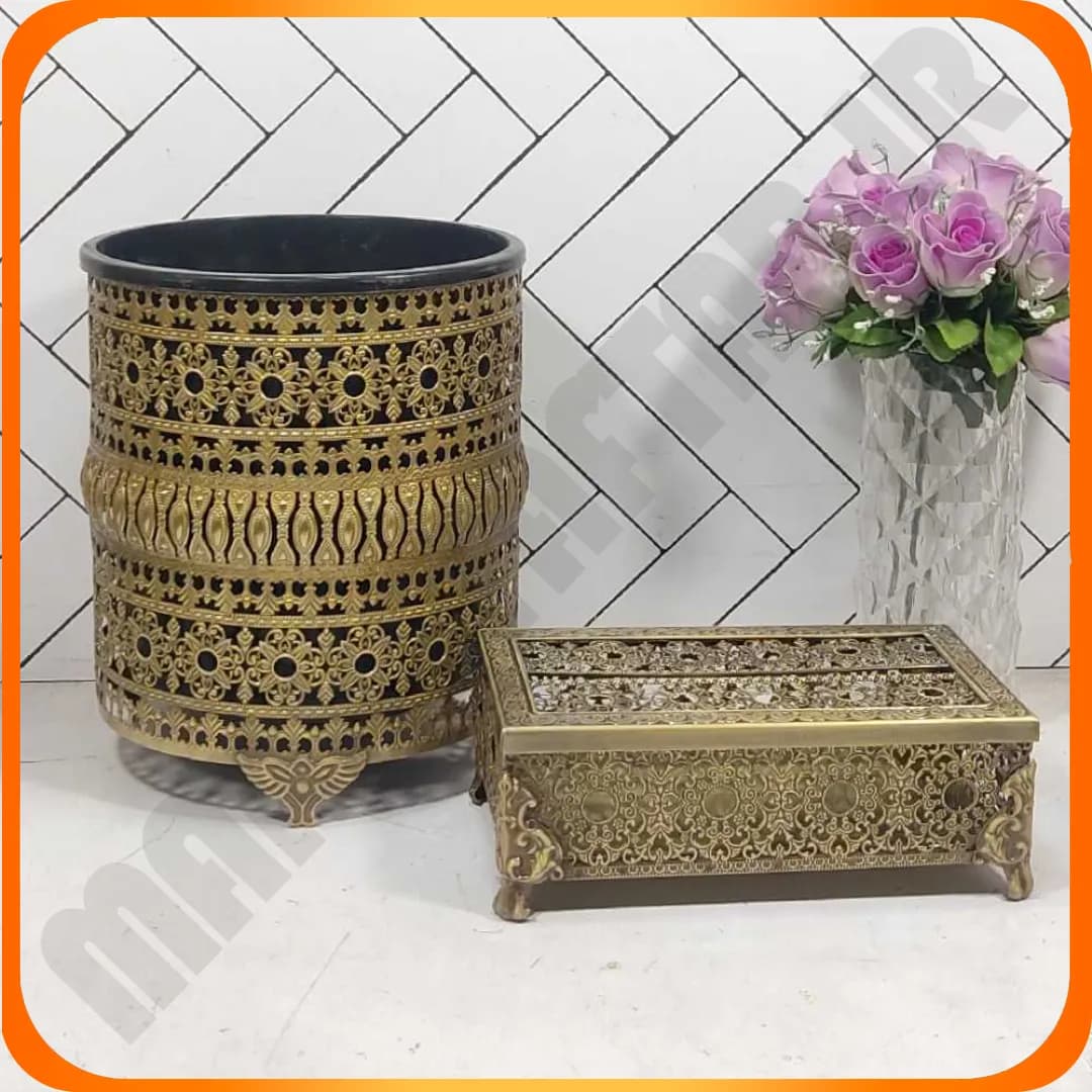 سطل و دستمال کلاسیک آزالیا آنتیک زومبا