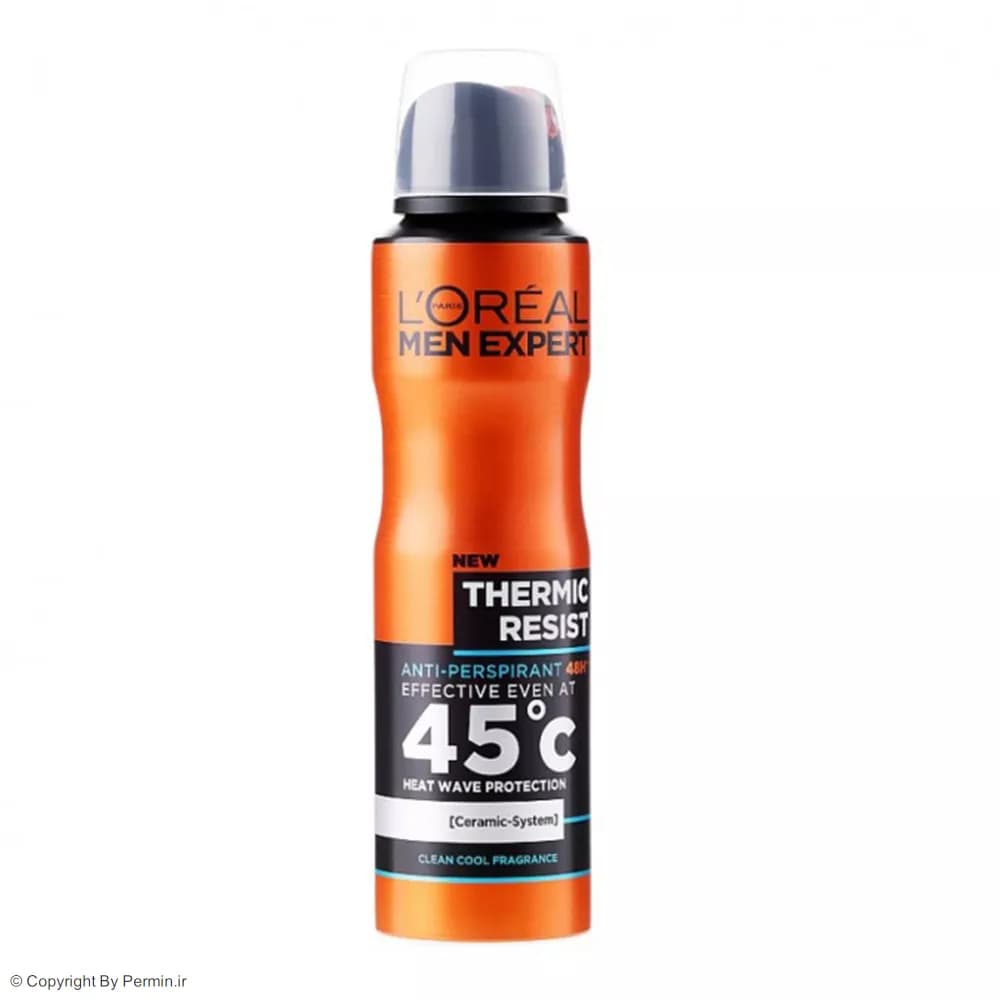 اسپری ضد تعریق مردانه لورآل مدل Men Expert Thermic Resist حجم 250 میلی لیتر — تصویر ۲