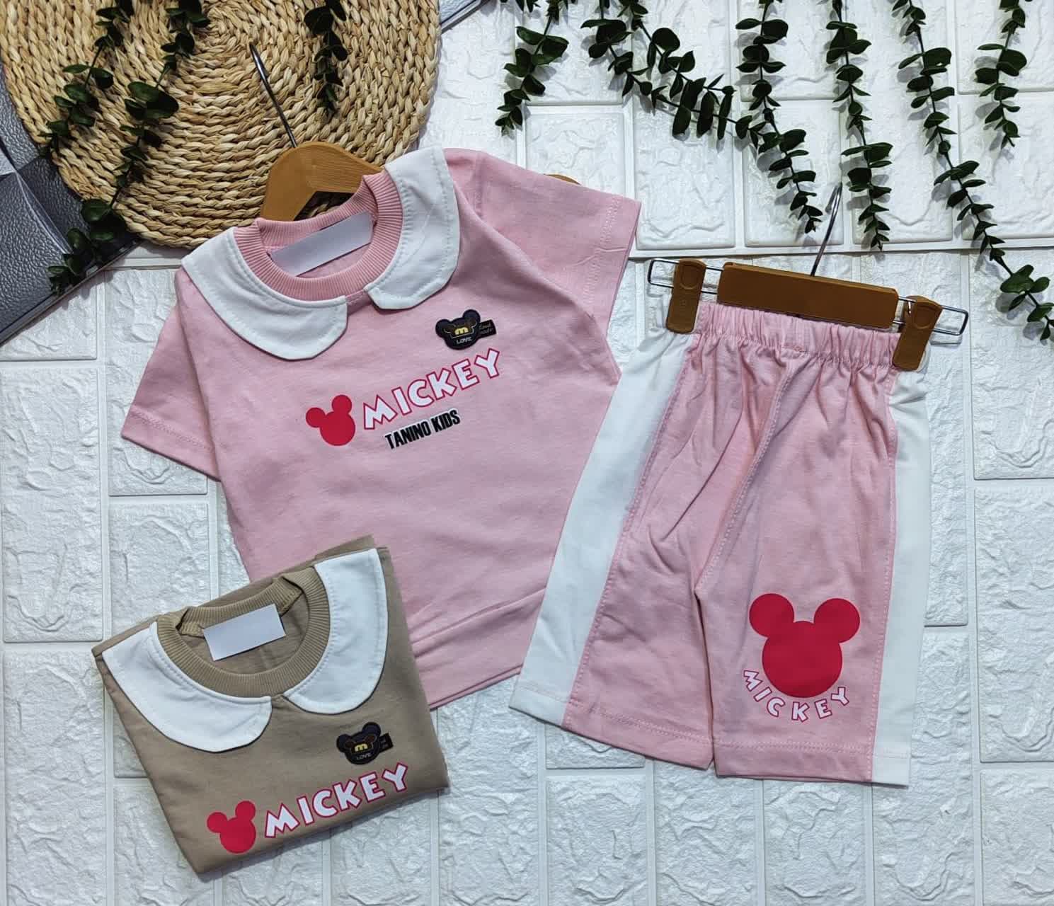 تیشرت و شلوارک دخترانه mickey
