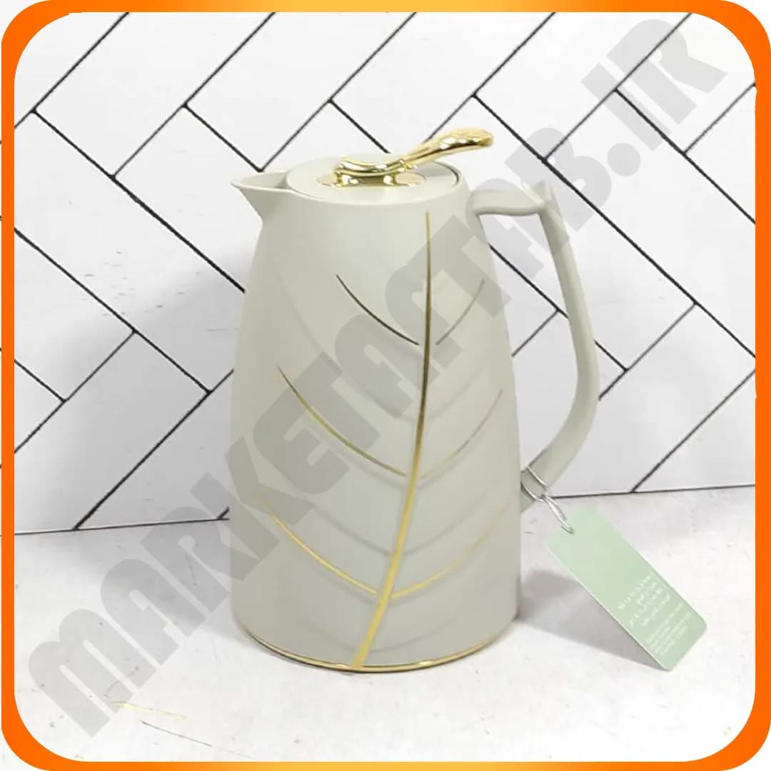 فلاکس 0/7 لیتر طرح برگ خاکستری 5795F نجیب — تصویر ۲