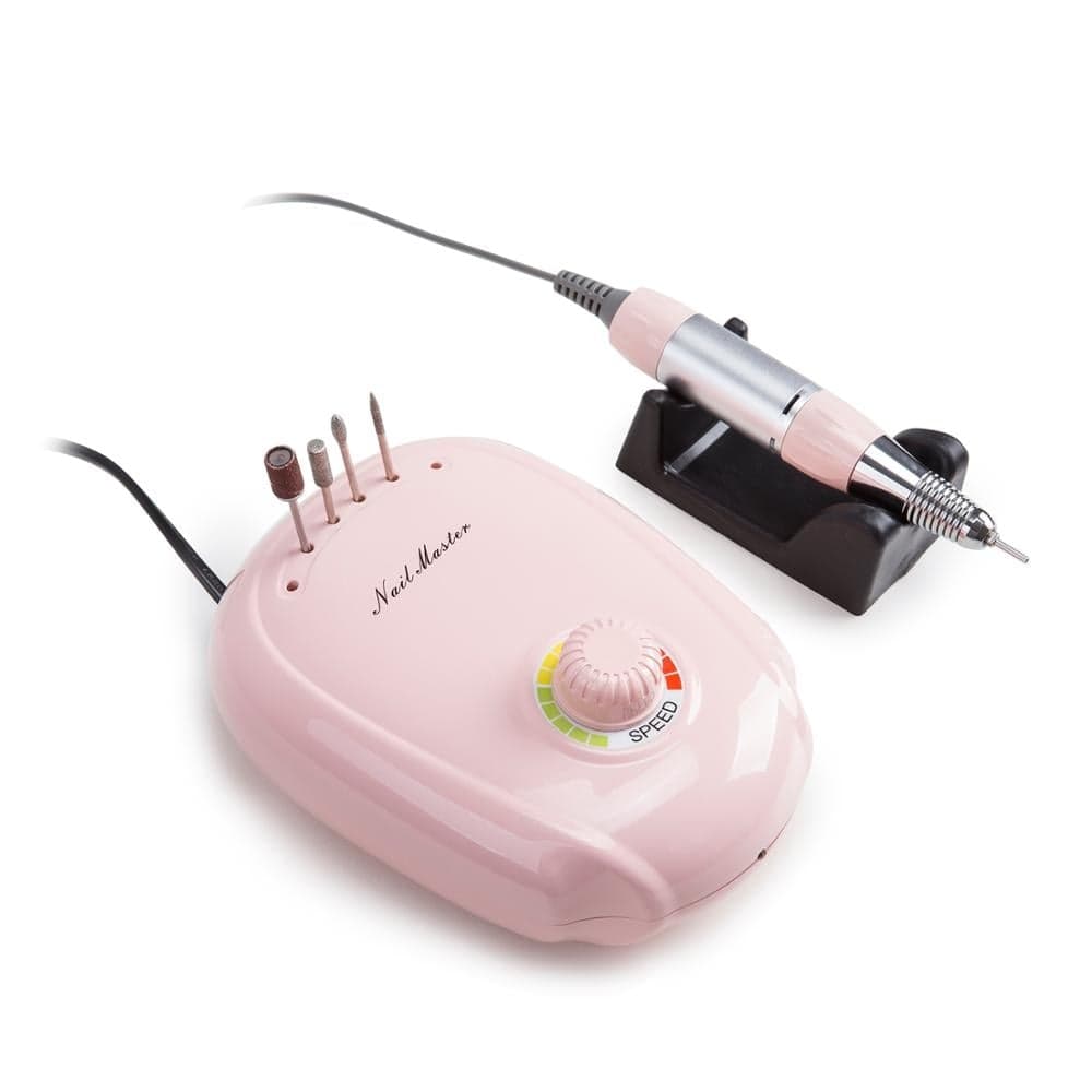 سوهان برقی ناخن 3500 آر پی ام نیل مستر صورتی ا 35000RPM Electric Nail Manicure Drill Nail Master