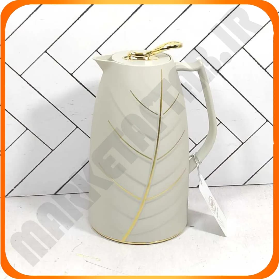 فلاکس 1 لیتر طرح برگ خاکستری 5796F نجیب