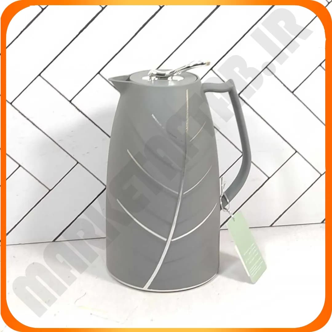 فلاکس 1 لیتر طرح برگ طوسی 5796G نجیب