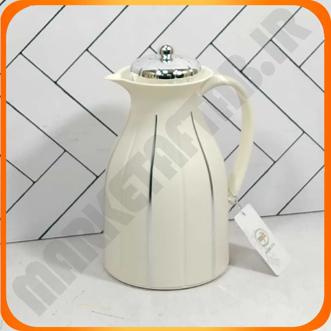 فلاکس 0/7 لیتر سفید نقره 5791B نجیب