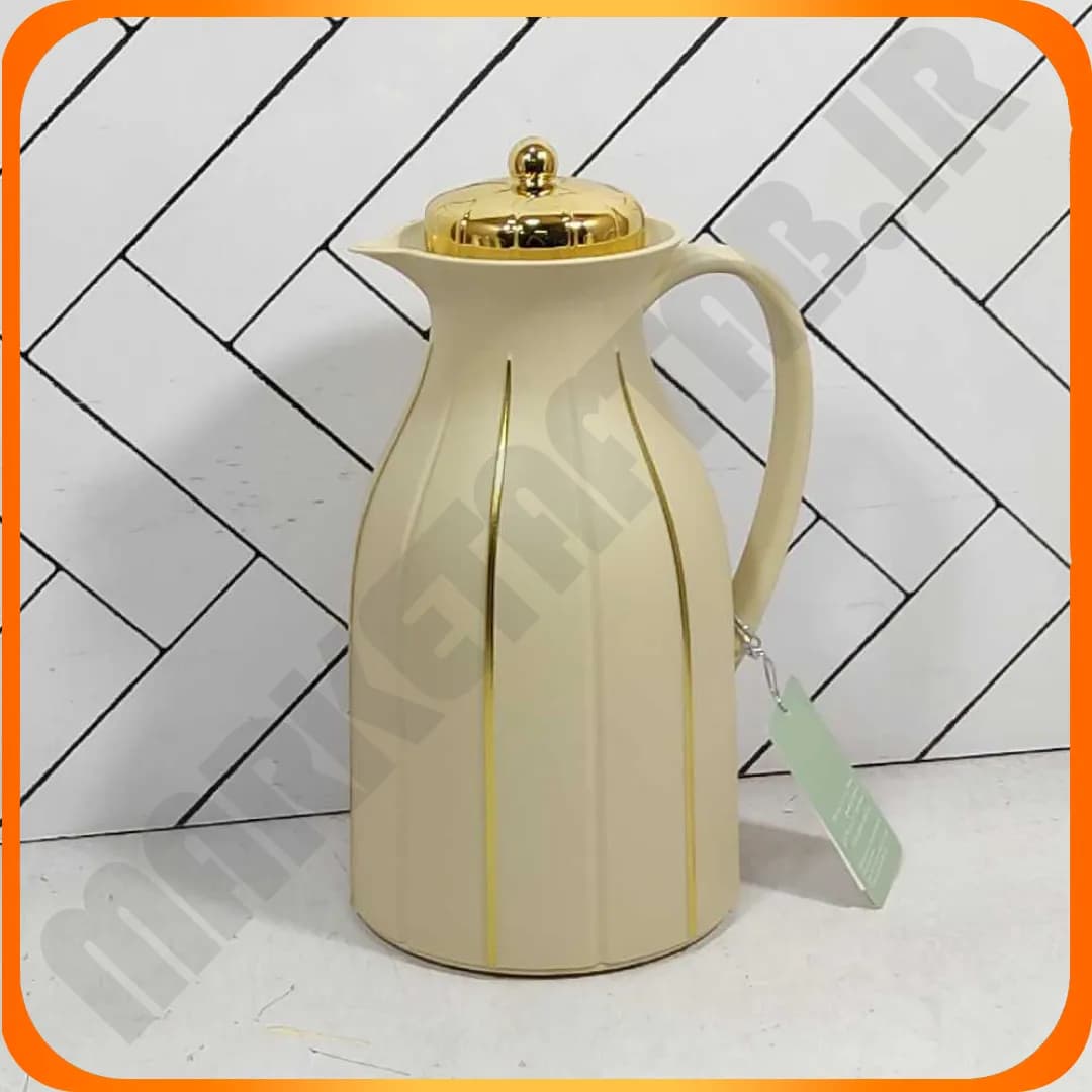 فلاکس 1 لیتر کرم طلایی 5792C نجیب — تصویر ۲