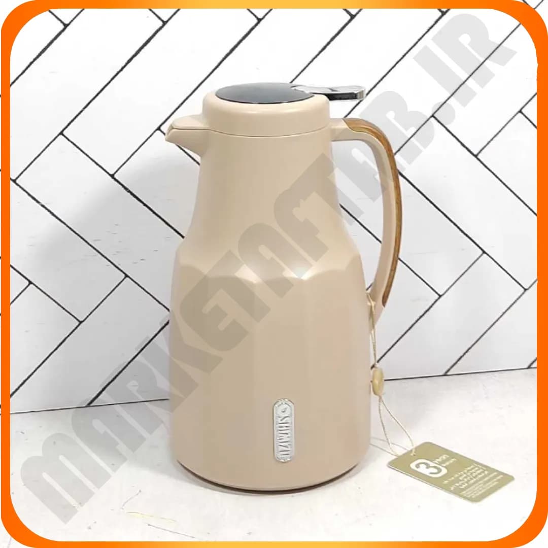 فلاسک 1.5 لیتر دماسنج دار 5070f صورتی SHIMIZU — تصویر ۲