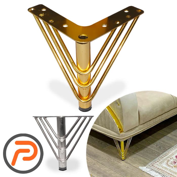 پایه فلزی مدل 3 خط ارتفاع 12 و 15 سانتیمتر