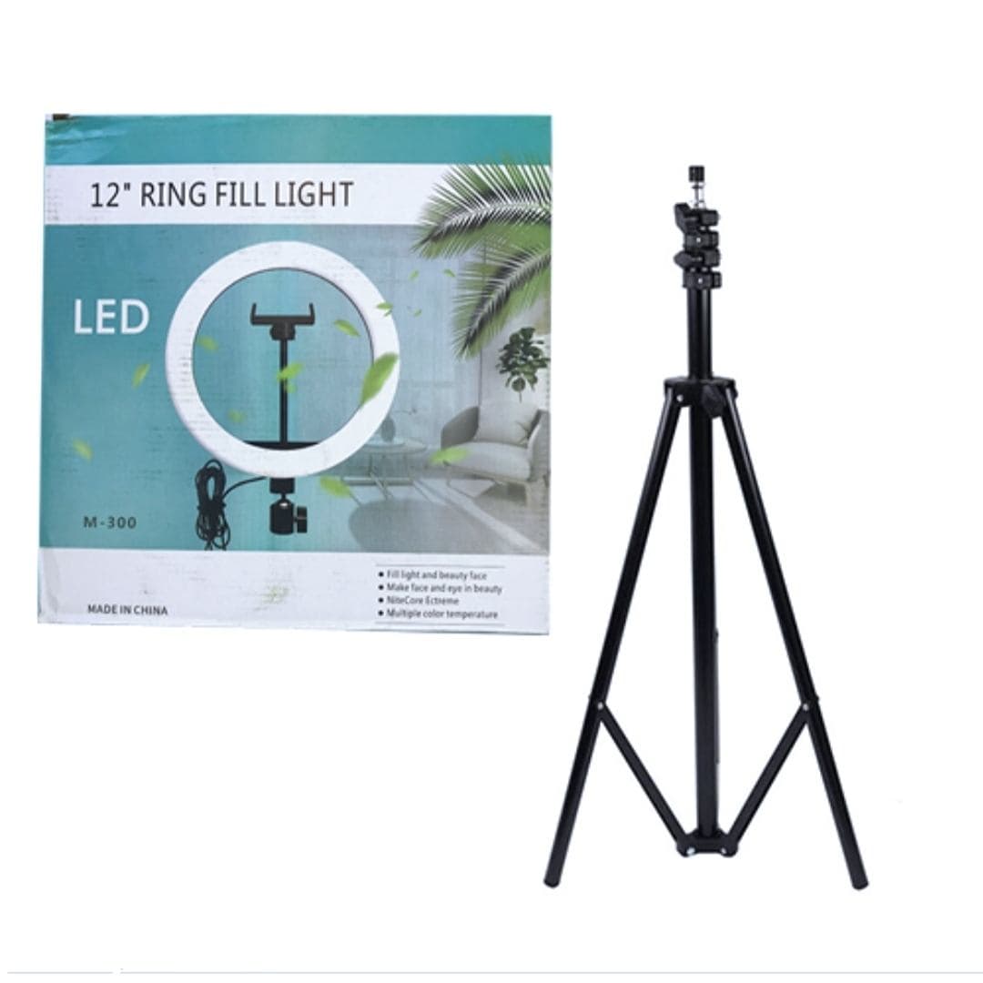 رینگ لایت همراه با پایه مدل Light M-300 — تصویر ۲