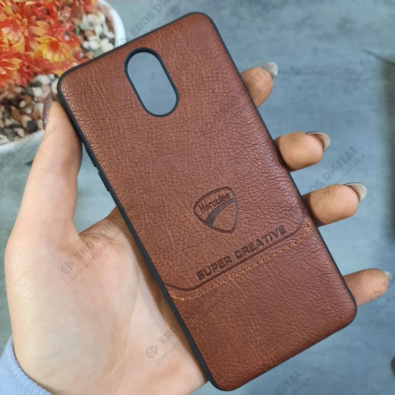 قاب گوشی Nokia 3.1 طرح چرم Hercules — تصویر ۳
