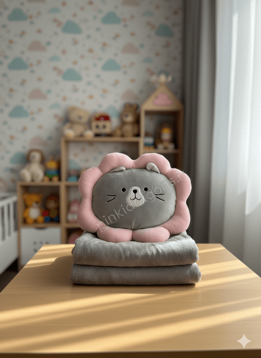 پتو بالشتی طرح کوسن گربه ای