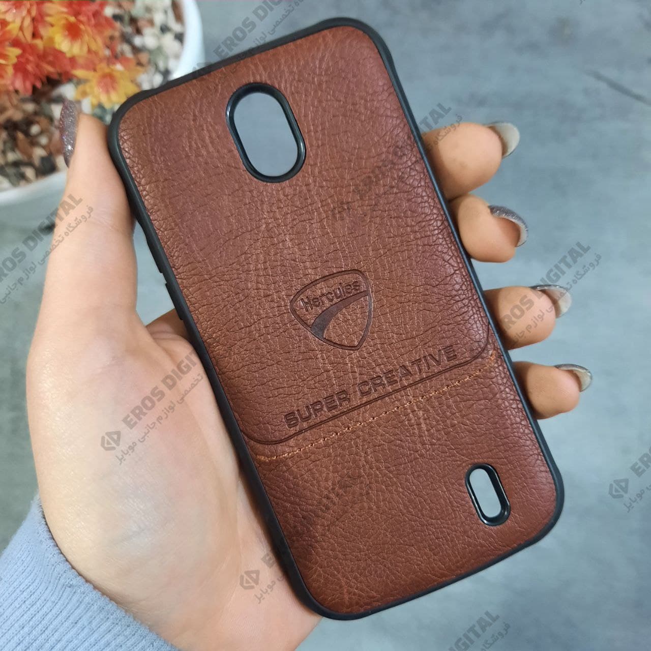 قاب گوشی Nokia 1 طرح چرم Hercules — تصویر ۵