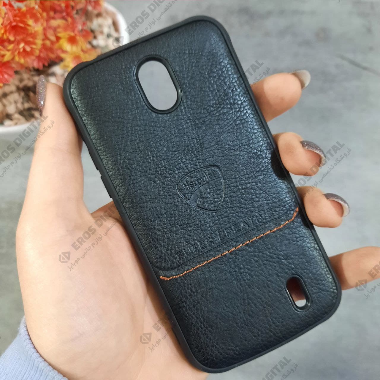 قاب گوشی Nokia 1 طرح چرم Hercules — تصویر ۲