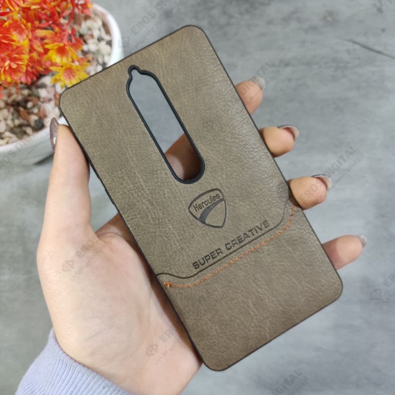 قاب گوشی Nokia 6 طرح چرم Hercules — تصویر ۴
