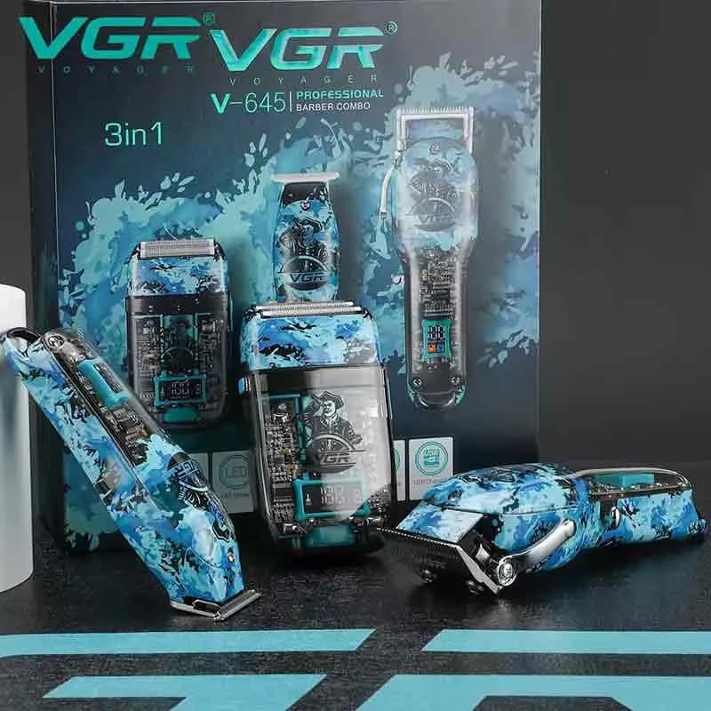 ماشین اصلاح موی سر و صورت 3کاره وی جی آر VGR مدل V-645 — تصویر ۳