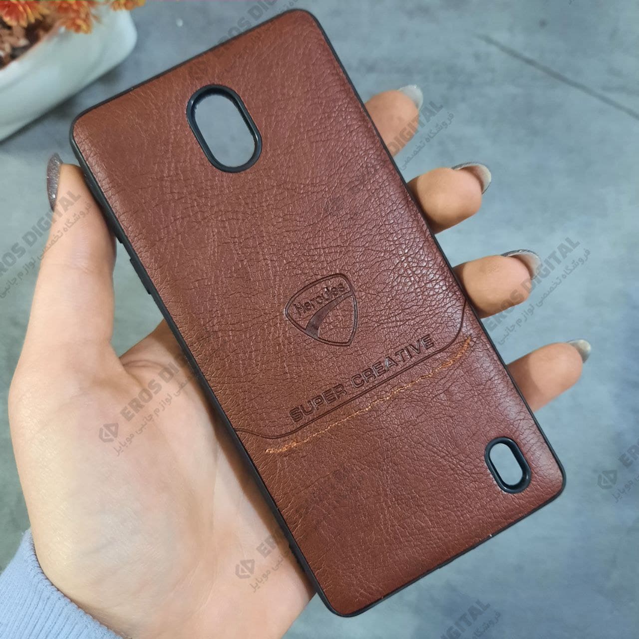 قاب گوشی Nokia 1 PLUS طرح چرم Hercules — تصویر ۴