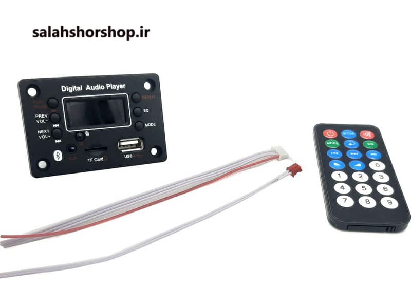 برد بلوتوث مدل G016 12V( ماژول ام پی تری پلیر مدل g016b) — تصویر ۳