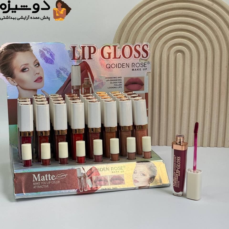 رژ لب مایع 5044 تستر دار QOIDEN ROSE — تصویر ۳