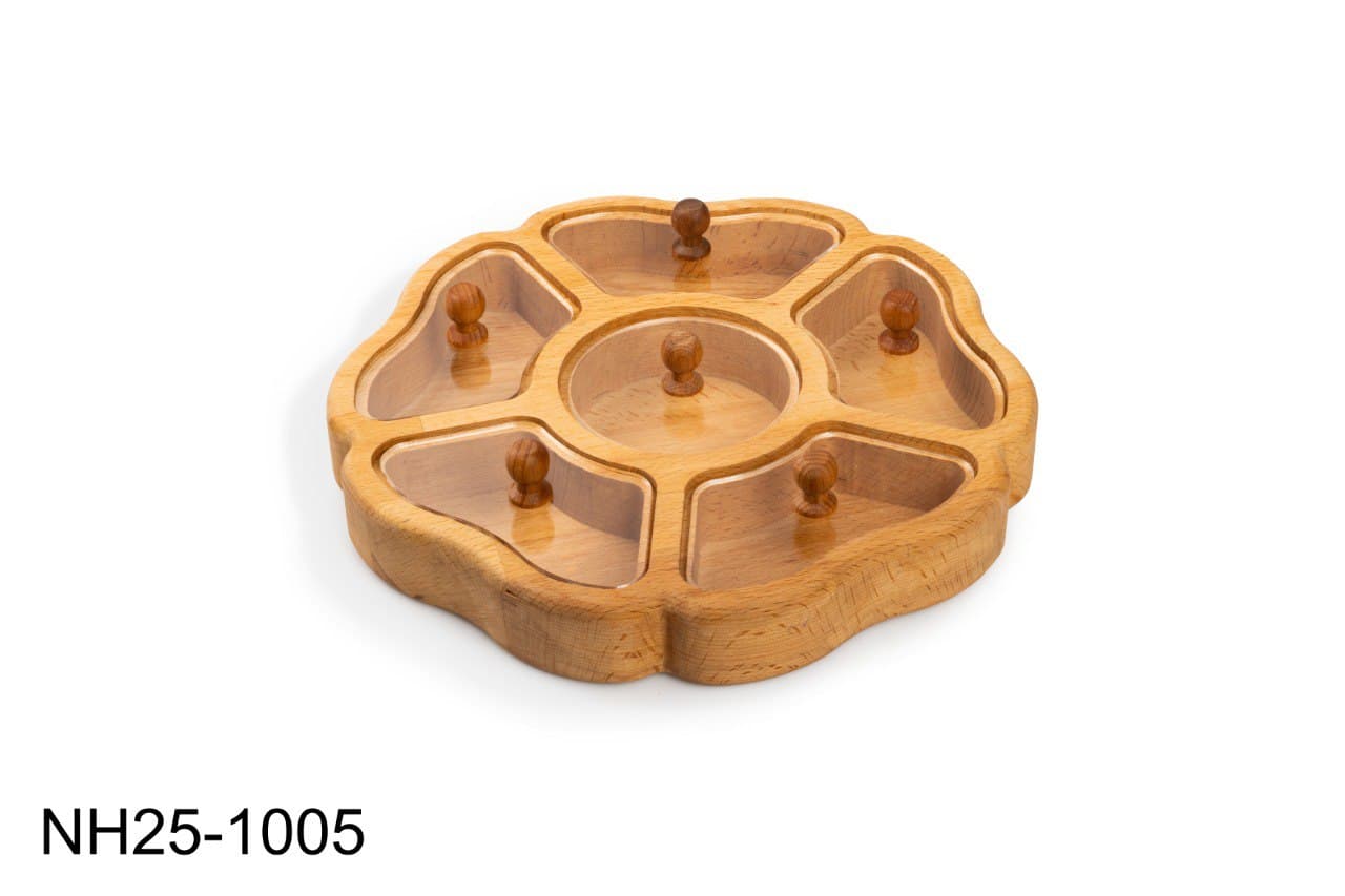 تیبگ طرح گل نیوهوم جنس چوب : راش کد محصول : NH25-1005
