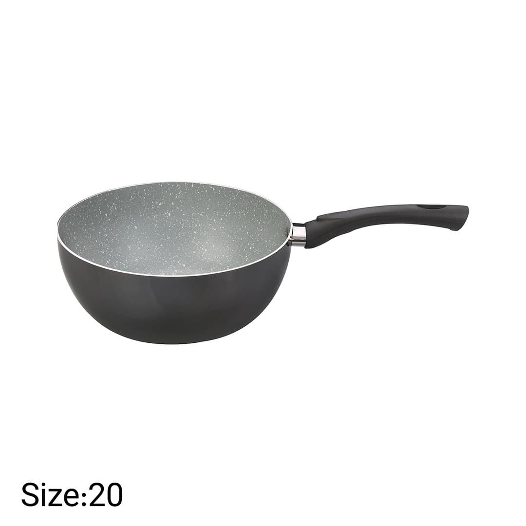 تابه وک تک دسته گرانیتی نچسب نیوهوم سایز ۲۸ مدل NH13-0043 — تصویر ۴