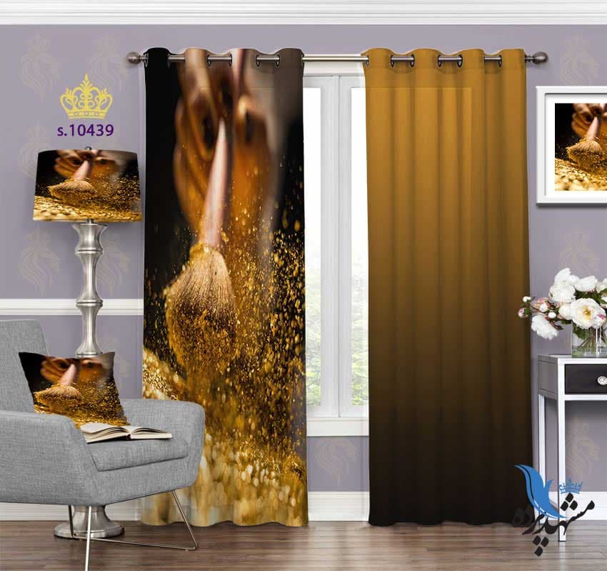 پرده پانچ حیوانات طرح اسب S10439