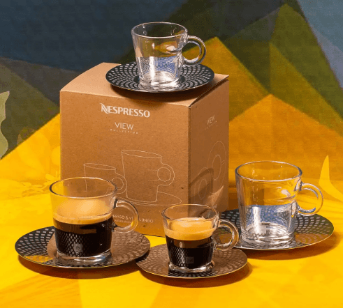 ست 4تایی فنجان ویو اسپرسو و لانگو نسپرسو