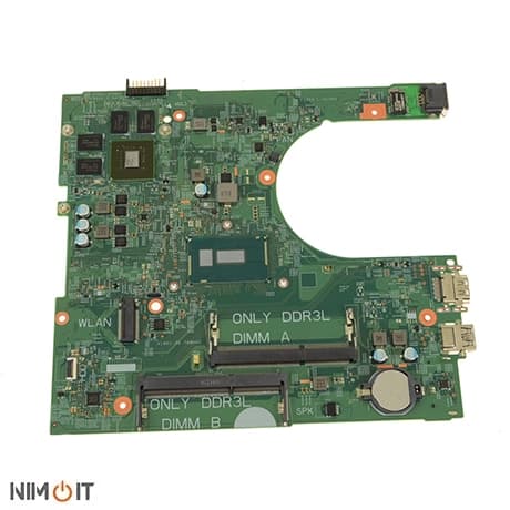 مادربرد لپ تاپ Dell Inspiron 3558 ,CPU:I3-5015U