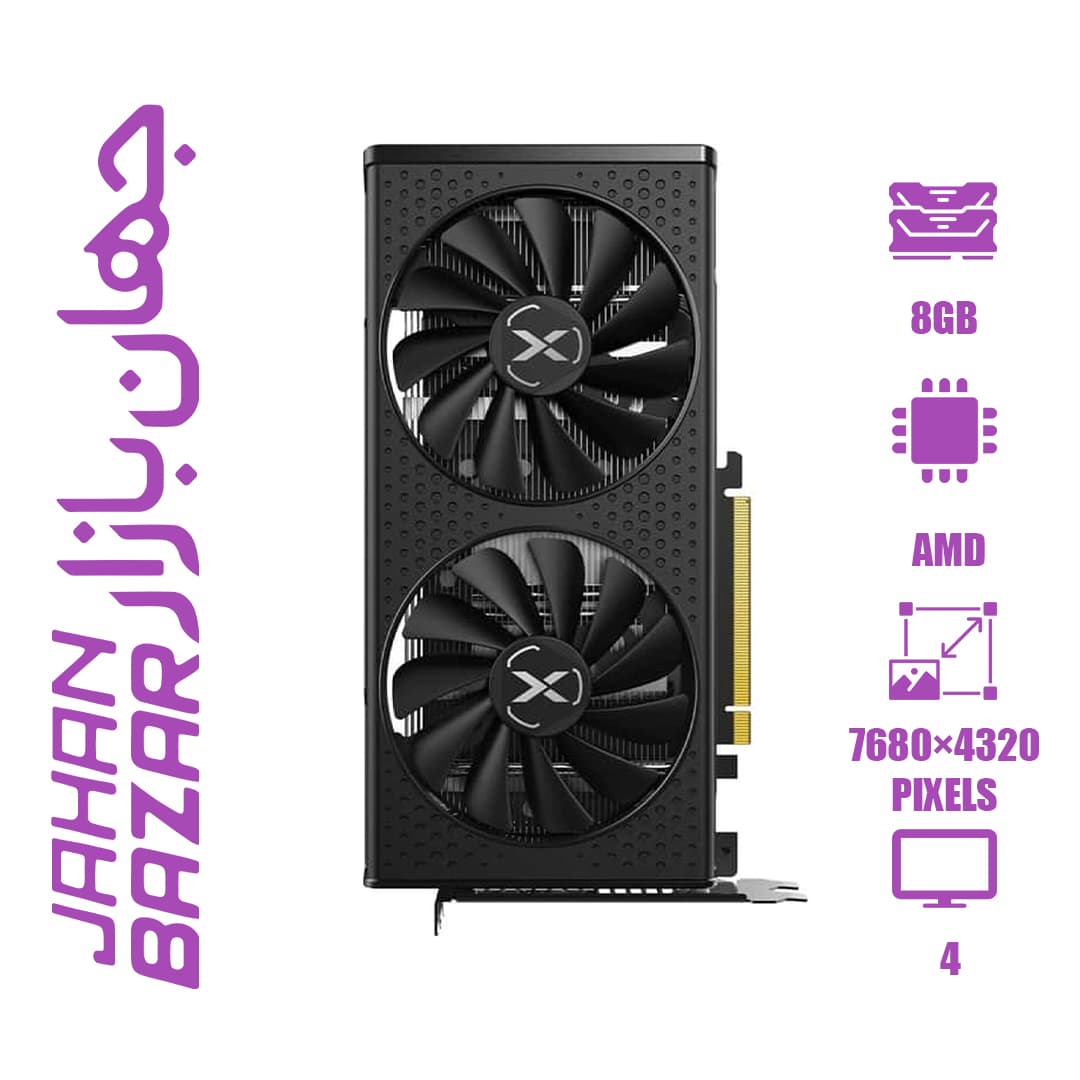 کارت گرافیک استوک ایکس اف ایکس مدل Radeon RX 6600 XT 8GB ظرفیت 8 گیگابایت
