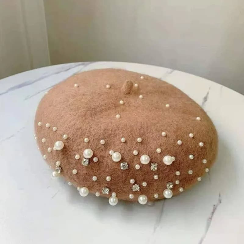 کلاه بچه گانه فرانسوی مدل برت مروارید — تصویر ۳